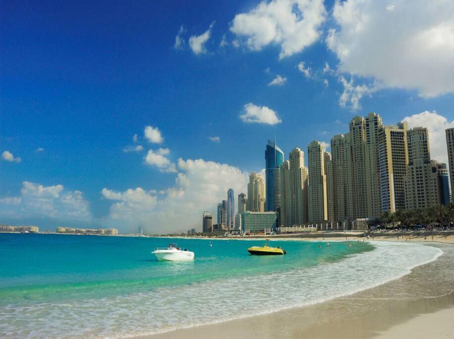 La Buena Vida Holiday Homes - Beach Front Very Spacious, Luxe And Modern 3 Bedroom With Full Kitchen In Jbr , 3 Min To The Jbr Beach Dubai Marina And Tram Station Zewnętrze zdjęcie